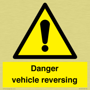 Danger Vehicles Reversing